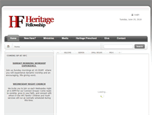 Tablet Screenshot of heritagefellowshipchurch.com